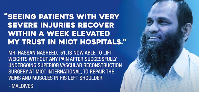 Watch how MIOT experts saved Mr. Hassan from a fatal accident and restored his life.