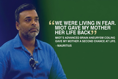 Overcoming a Brain Aneurysm: A Journey of Hope from Mauritius to MIOT International
